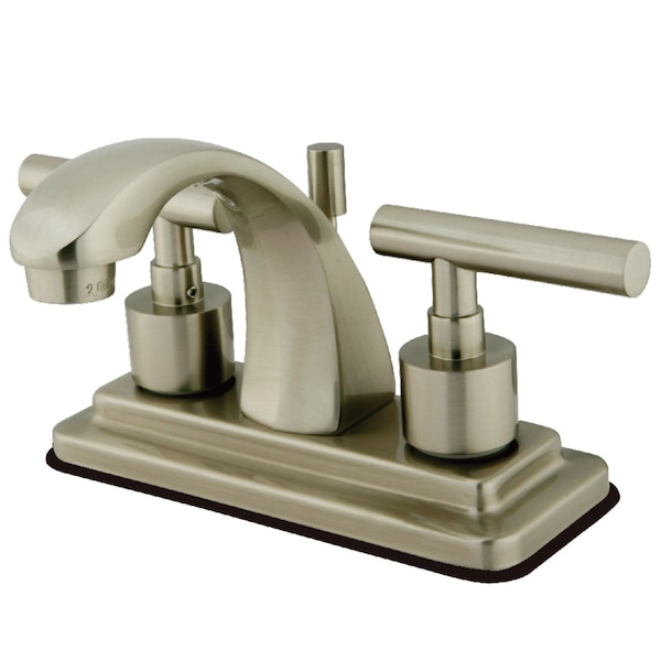 KS4648CML 4" Centerset Bathroom Faucet, Brushed Nickel